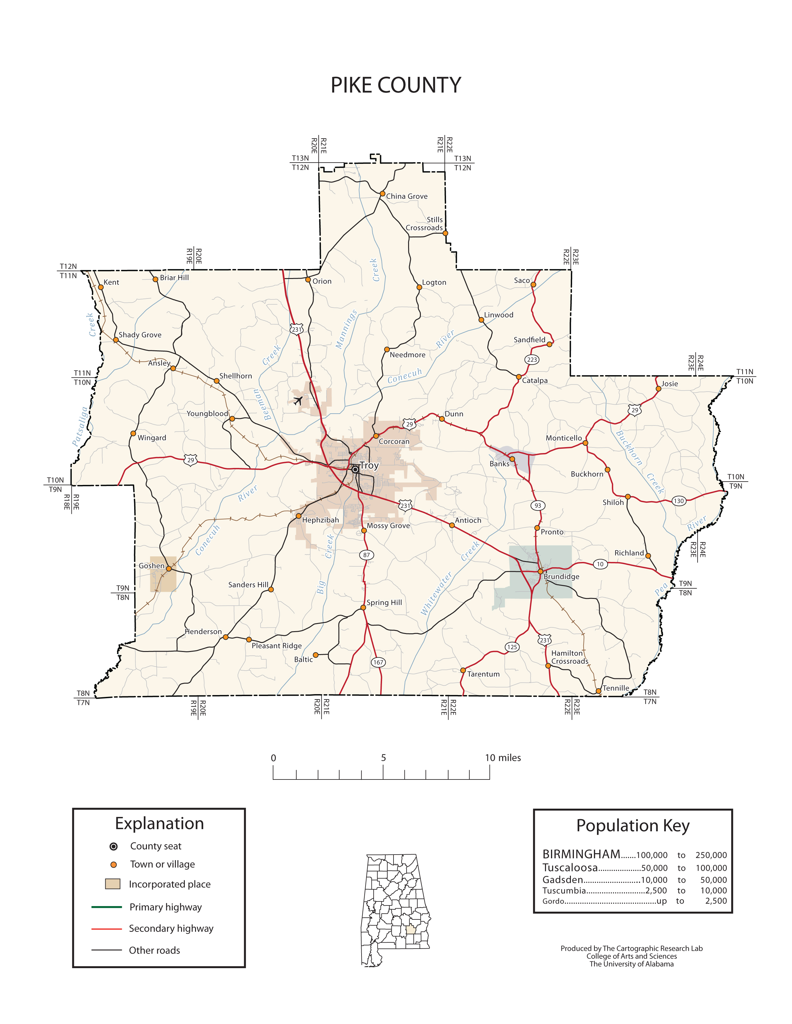 Maps of Pike County